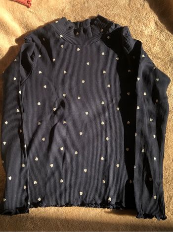 T-shirt manches longues  marine