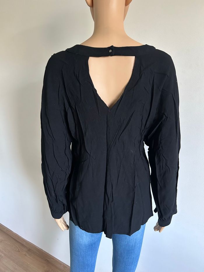 Blouse noire à manches longues An’ge taille 1 jamais portée - photo numéro 5