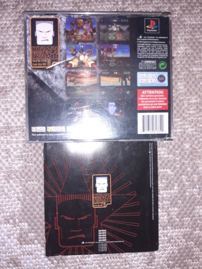 Playstation 1 ps1 krazy ivan - photo numéro 2