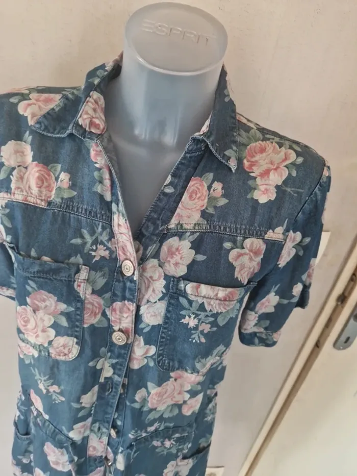 Robe vintage fleurie taille 38 /m très bon etat - photo numéro 5