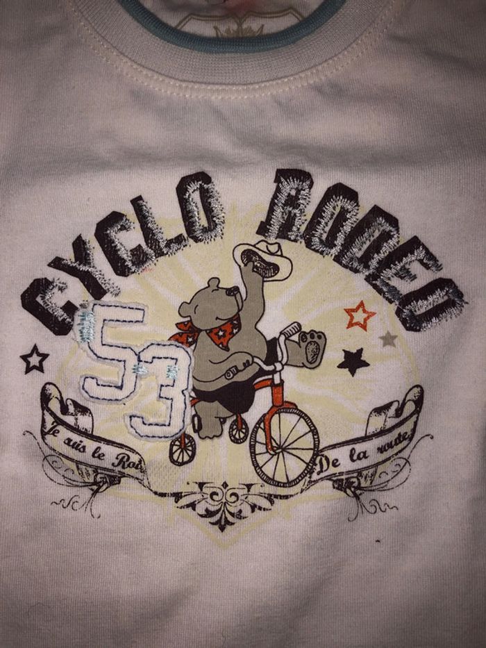 T short garçon 9 mois 🌺 neuf avec étiquette - photo numéro 2