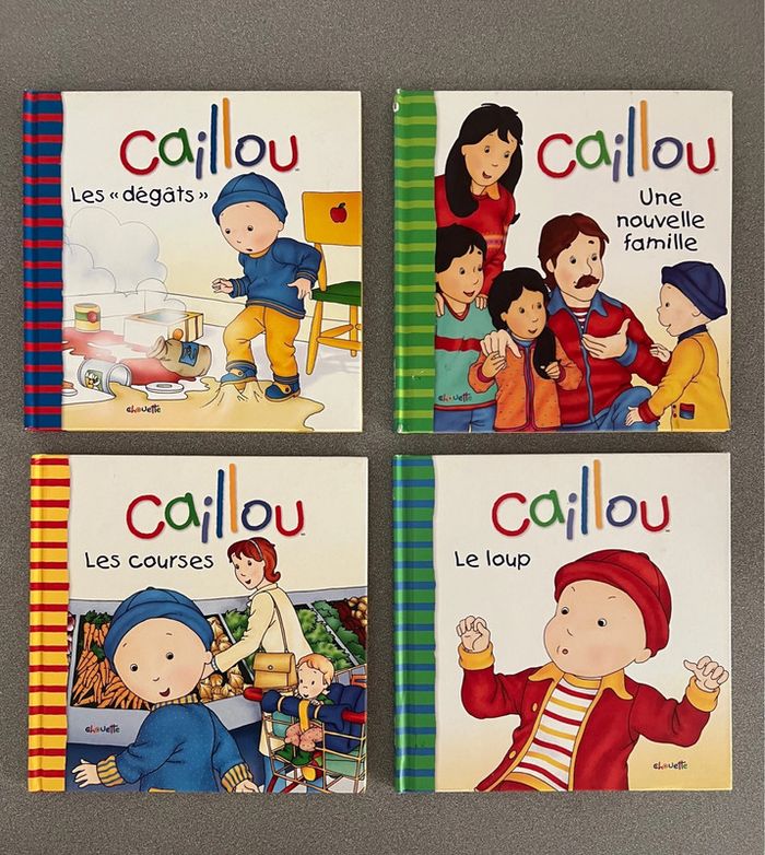 Lot de 6 livres collection Caillou Édition Chouette - photo numéro 2