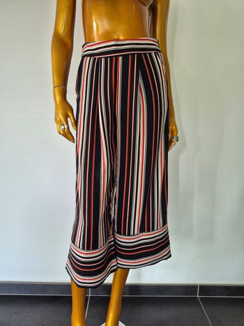 Pantalon Femme Noir a rayures Taille L/40