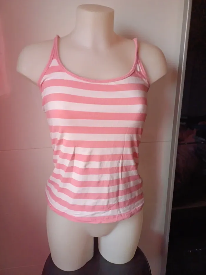 Débardeur rayé taille M