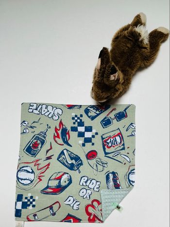 Serviette de cantine 30X30 skate