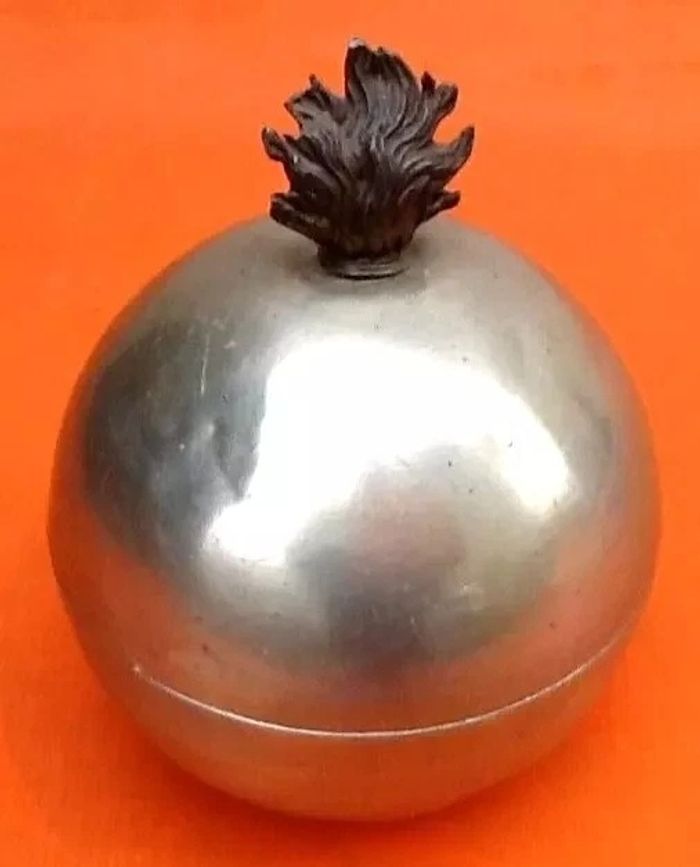 Années 1960 Sucrier boule Aluminium déposé ALB - photo numéro 2