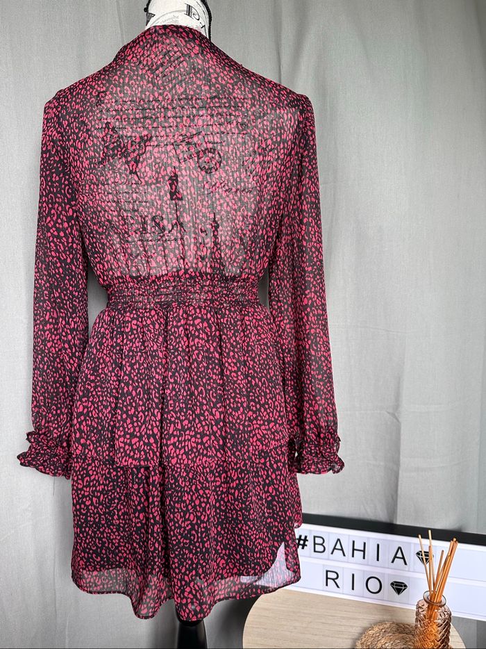 Robe Zara fluide a volants Imprimé - Taille S - parfait état - photo numéro 2
