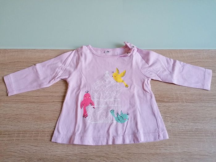 T-shirt longue manche taile 9 mois - photo numéro 2