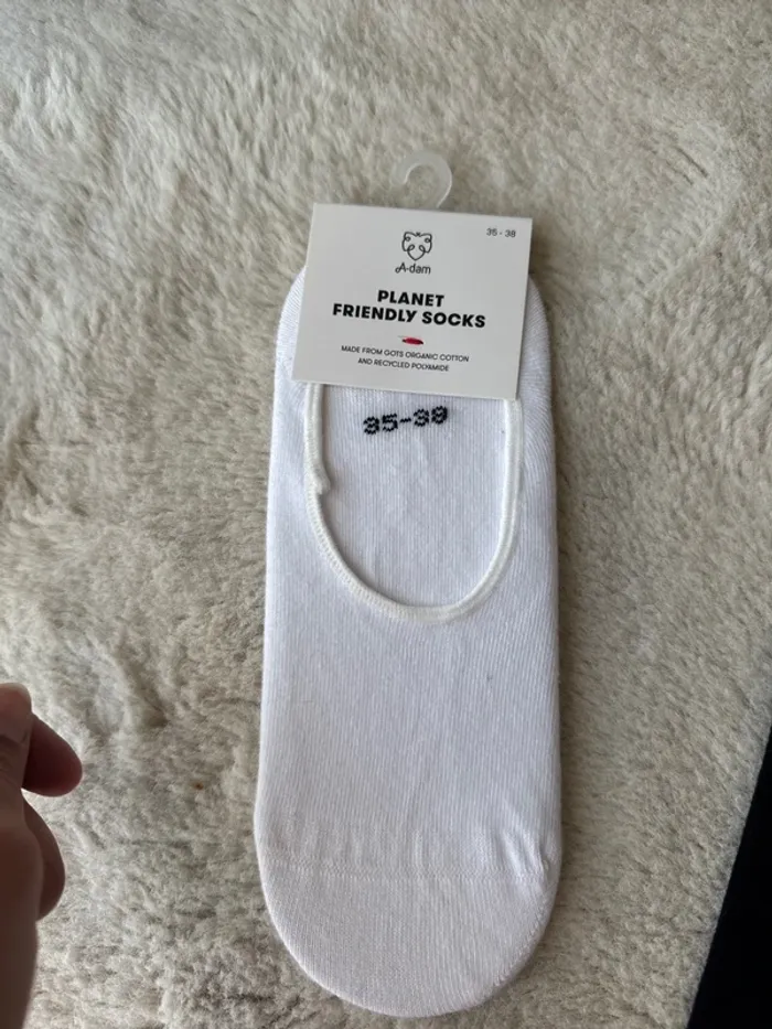🧦Lot Socks- T35 a 38- neuf avec étiquette- blanc et noir - photo numéro 3