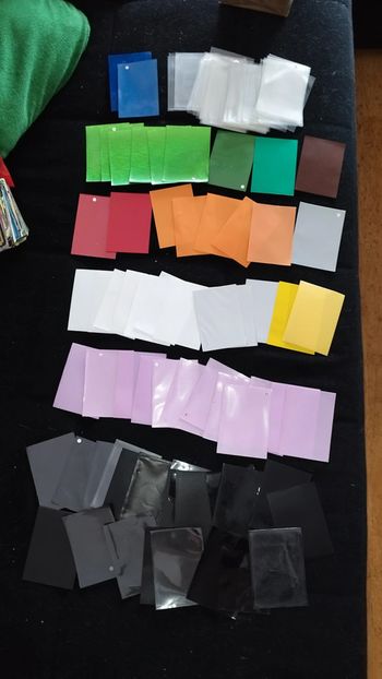 Lot divers sleeves occasion protection carte card set