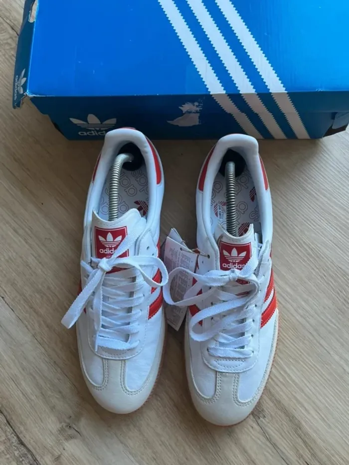 Adidas Samba OG White Red 43,5 - photo numéro 2