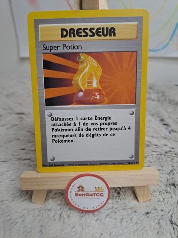 Carte Pokémon Dresseur Super potion 90/102 Set de base ed2 Wizards Fr