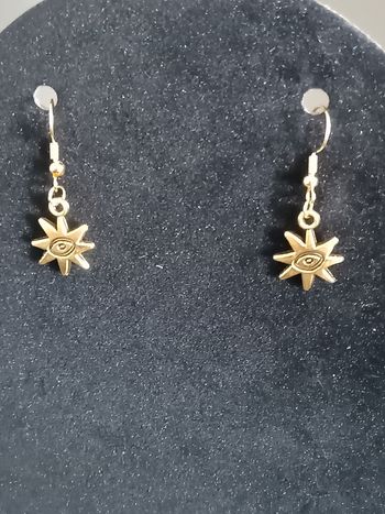 Boucles d'oreilles oeil