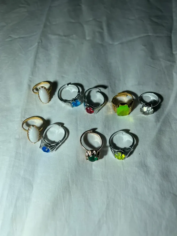 Lot de bague vintage