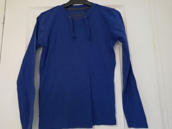 Tee-shirt manches longues bleus