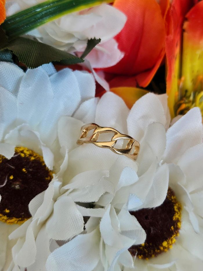 Bague avec maillons