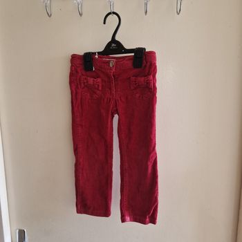 3 ans pantalon rouge