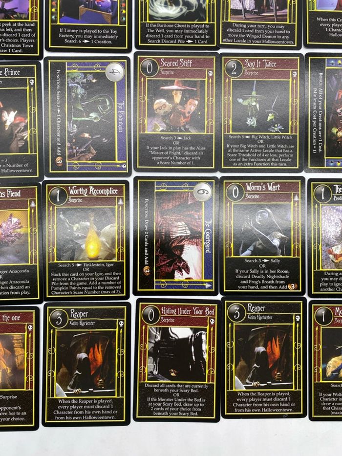 59 cards The Nightmare Before Christmas - photo numéro 3