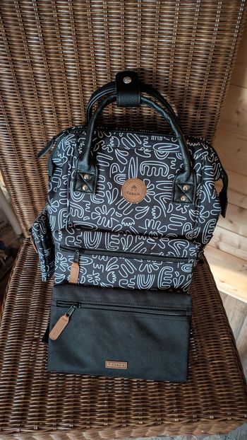 Sac a dos cabaia avec plusieurs pochettes