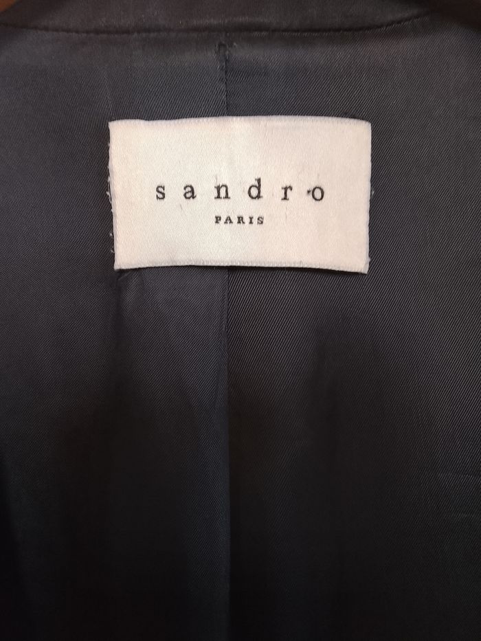 Veste noire Sandro - photo numéro 2