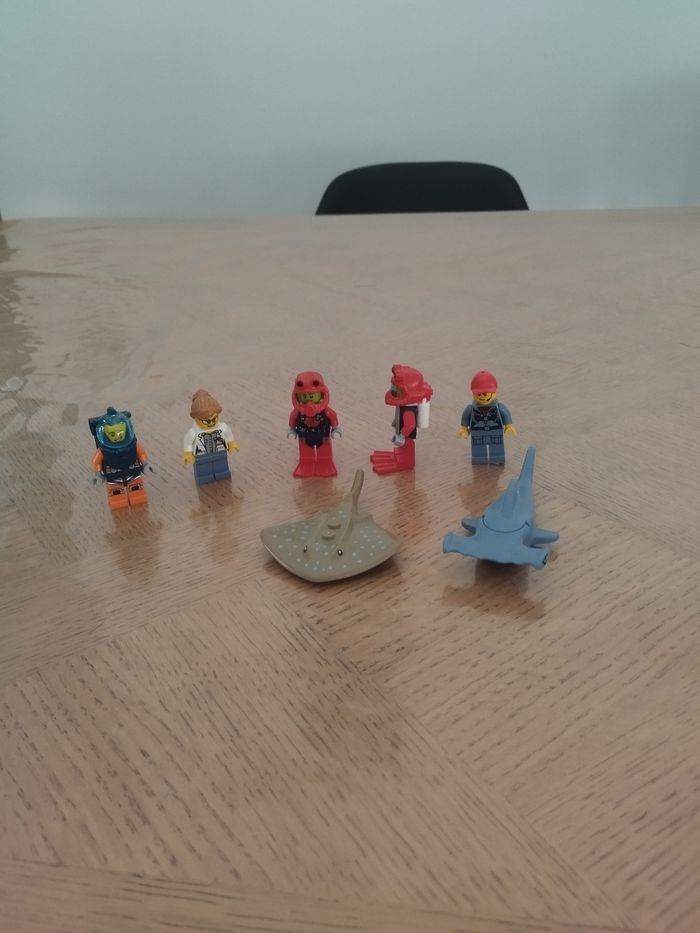 Lego base sous-marine + plaque - photo numéro 7
