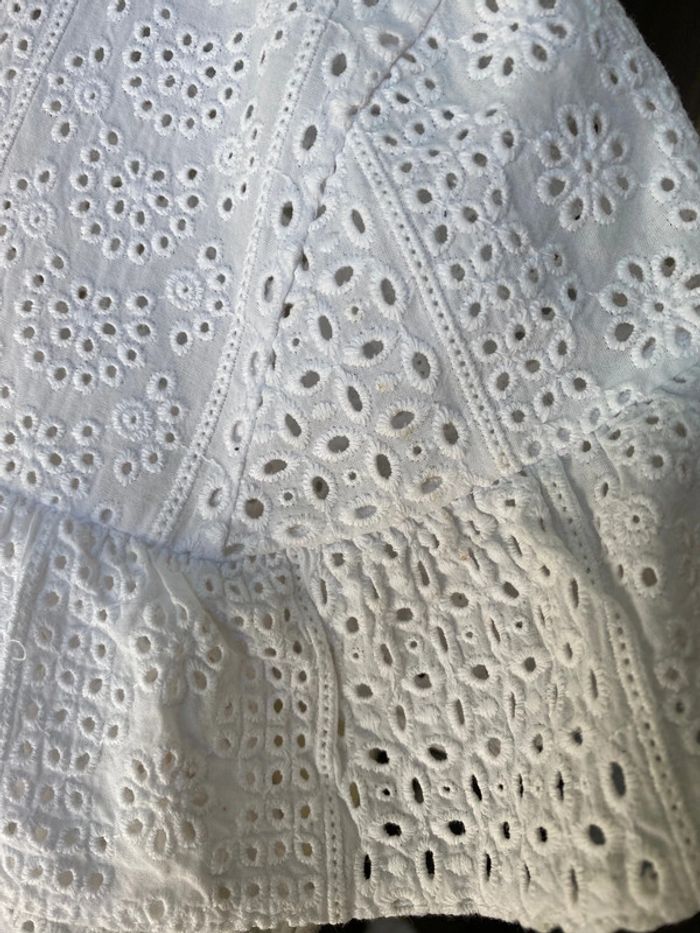 Chemisette en dentelle anglaise blanche Opullence T1 - photo numéro 9