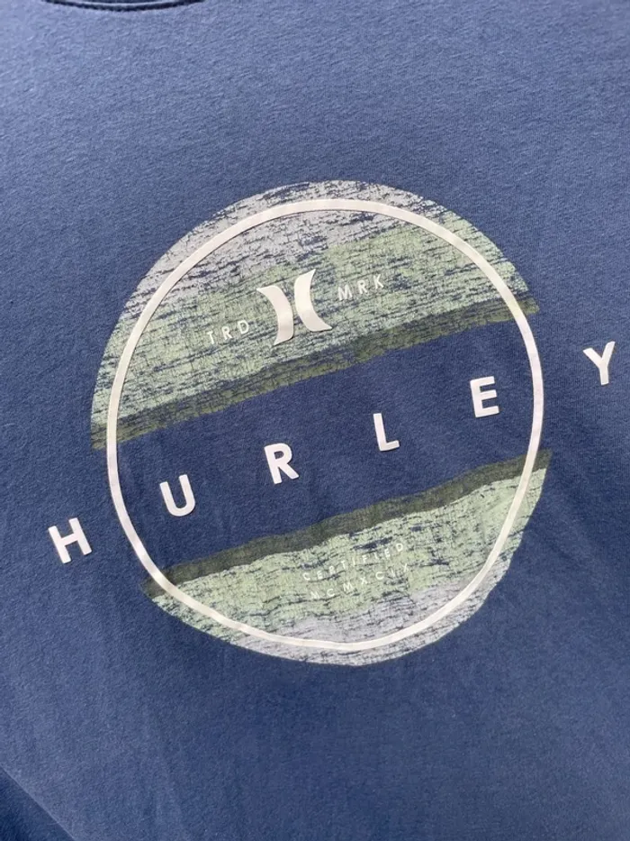 Hurley blue t-shirt Mens M - photo numéro 3