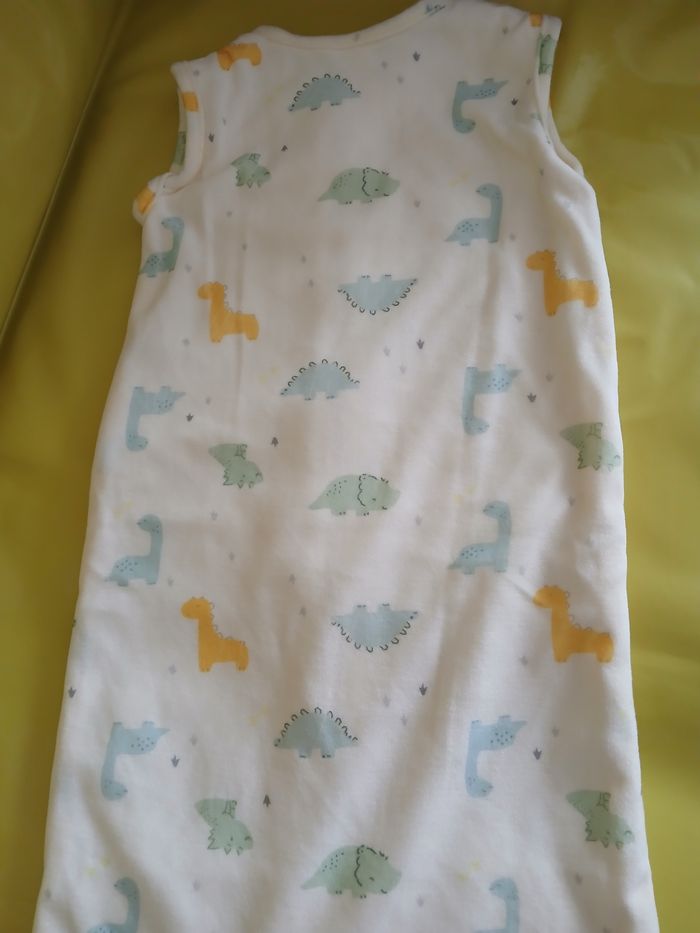 turbulette gigoteuse garcon dinosaure en velours chaud 70 cm - photo numéro 5