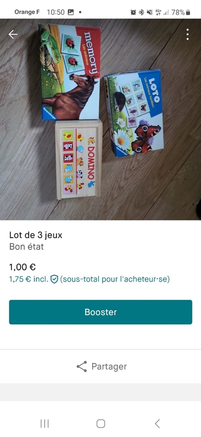 Lot de jeux