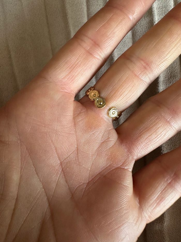Bague or médaillons - photo numéro 2
