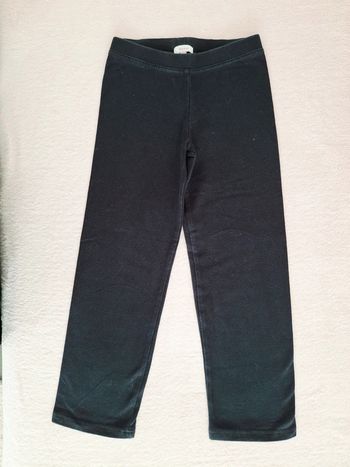 Caleçon legging coupe droite noir 6 ans Tex coton épais