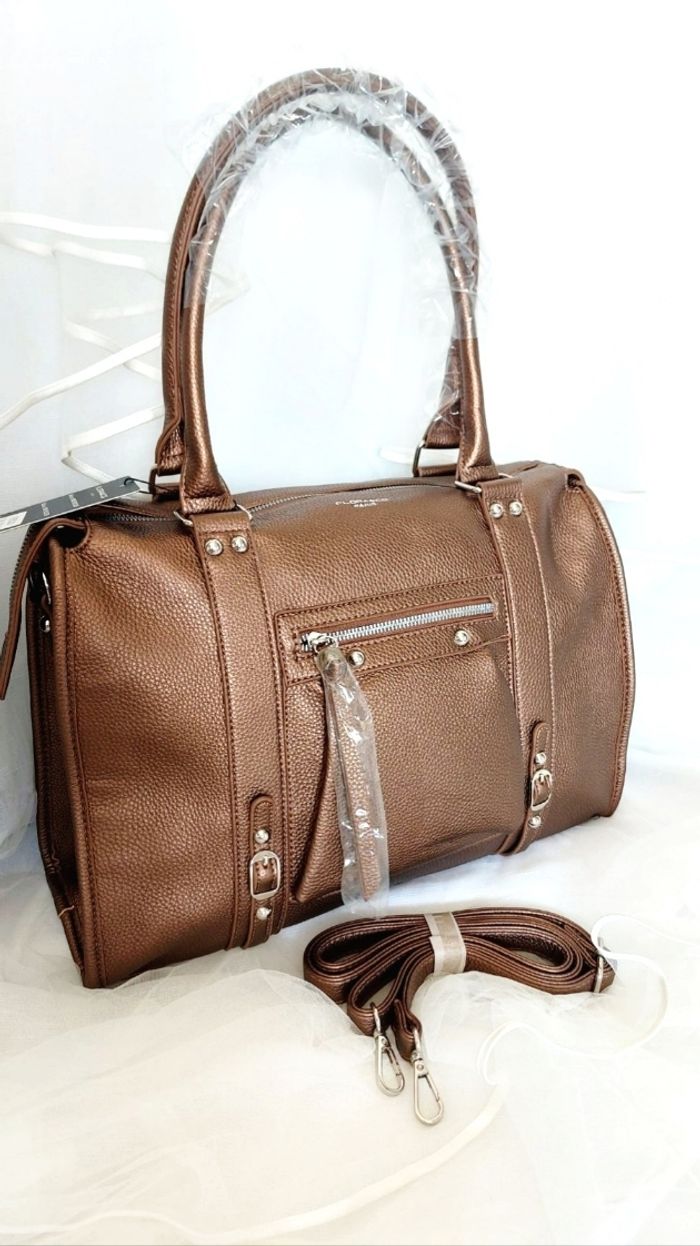 Sac cabas polyvalent et résistant marron métallisé Flora Co - photo numéro 8