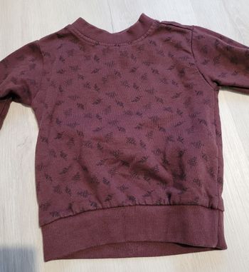 Pull marron 24 mois