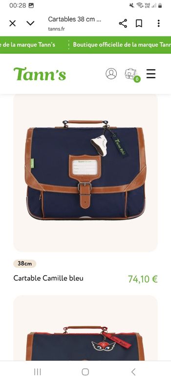 Cartable tann's