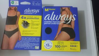 Culotte menstruelle périod underwear always