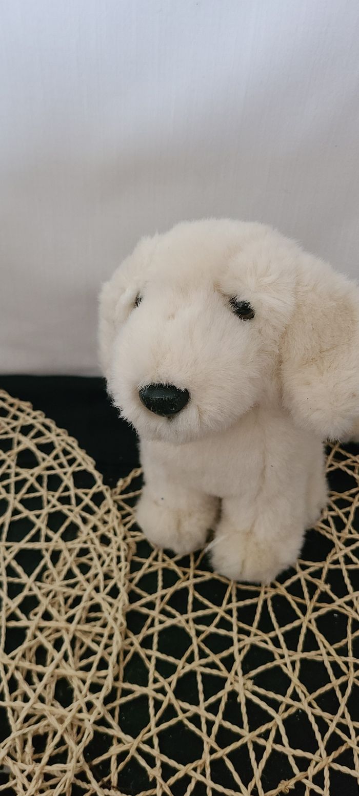Peluche chien beige JACADI - photo numéro 3