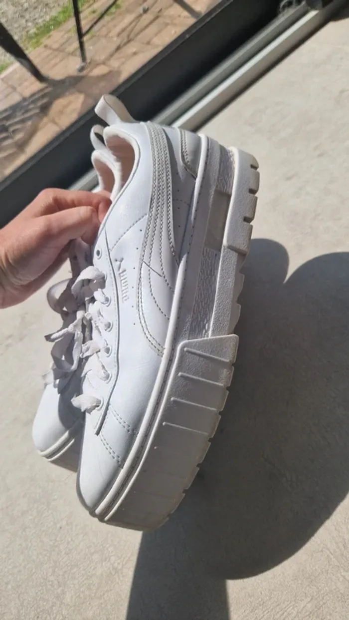 Basket Puma Mayze Glow Wns White taille 41. Tres bon etat - photo numéro 4