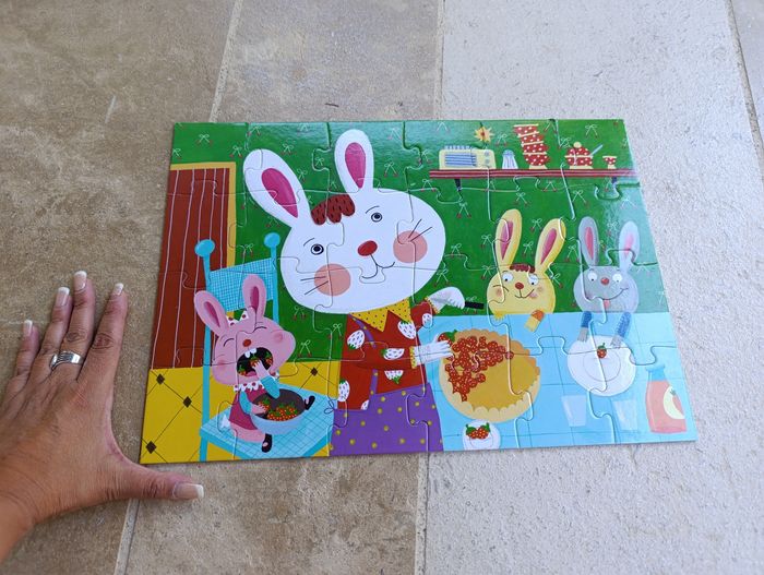 Puzzle 24 pièces lapin - photo numéro 3