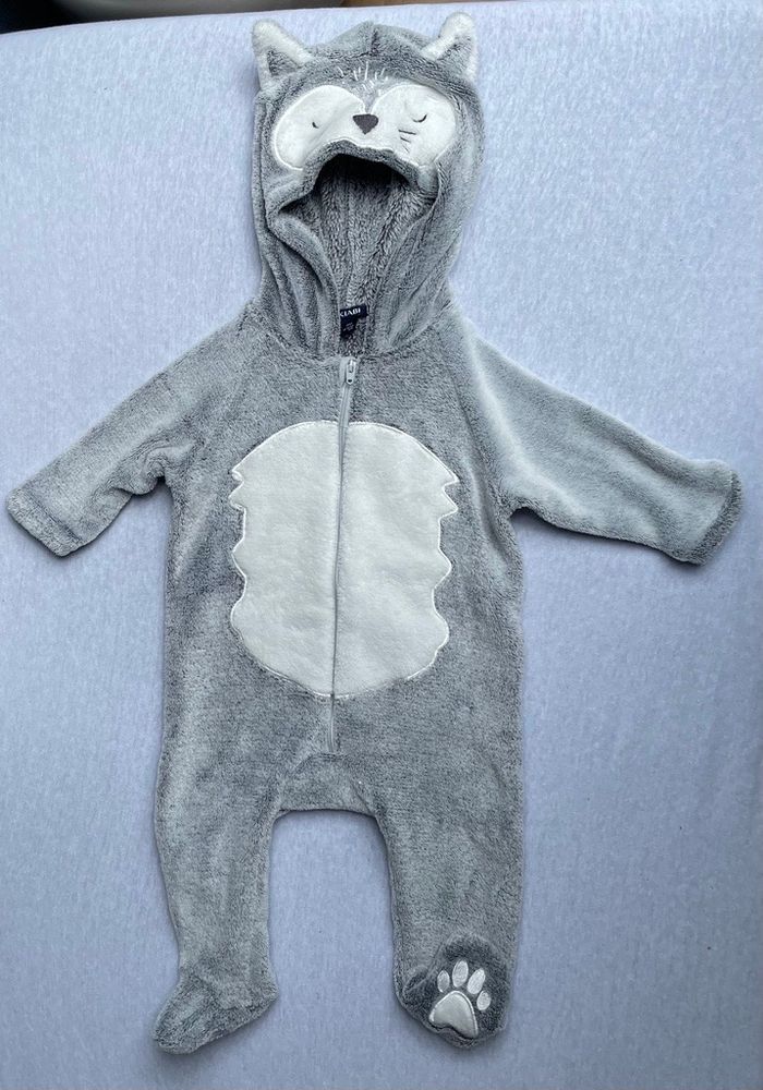 Combinaison Surpyjama capuche pieds 69cm 6m