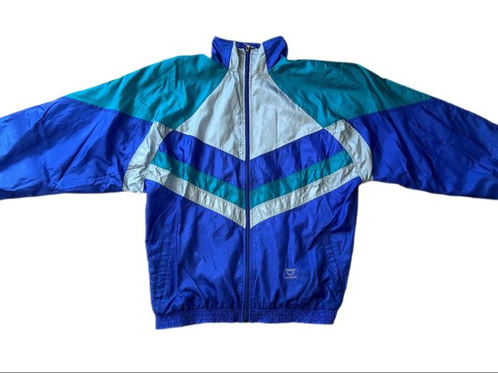 🔷Veste survêtement vintage Leopard Streetwear Color block vibes 90s Track Jacket🔷 - photo numéro 9
