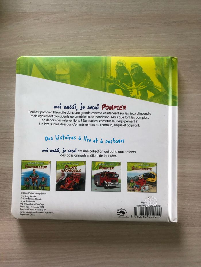 Livre Moi aussi je serai Pompier - photo numéro 2