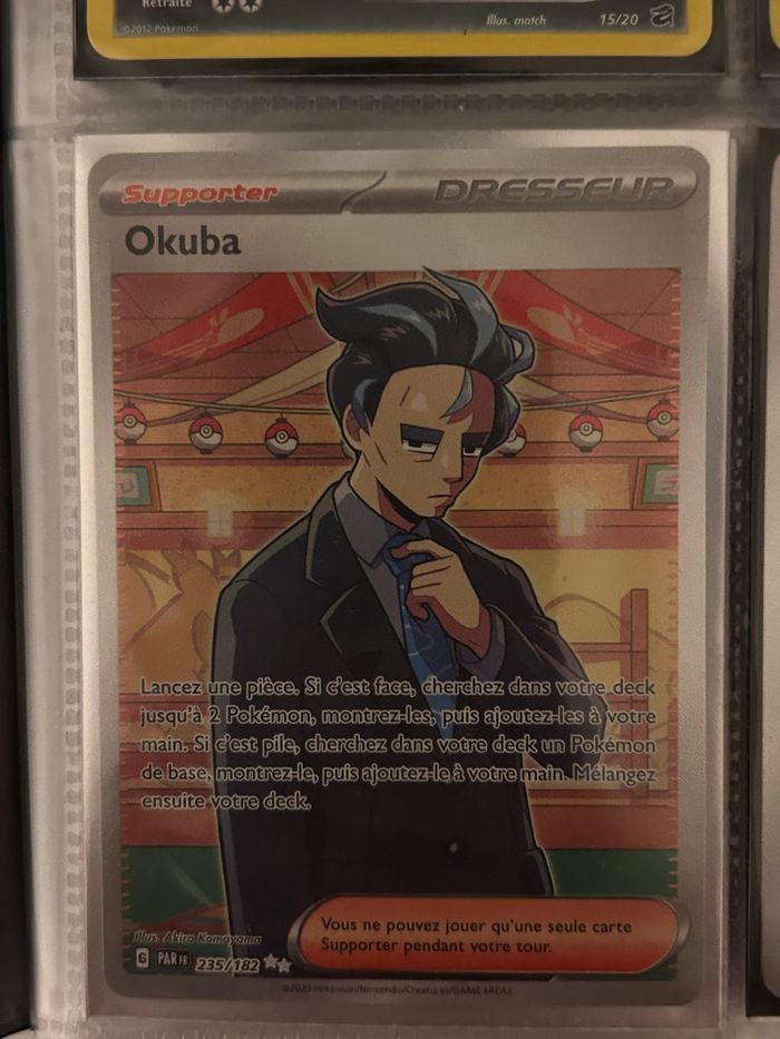 Lot cartes Pokémon dresseur