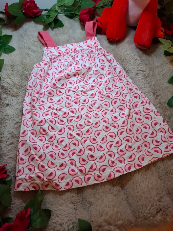 Robe rose et blanche - 18 mois - Obaïbi