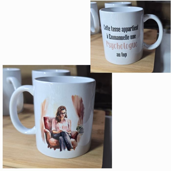Mug personnalisé psychologue