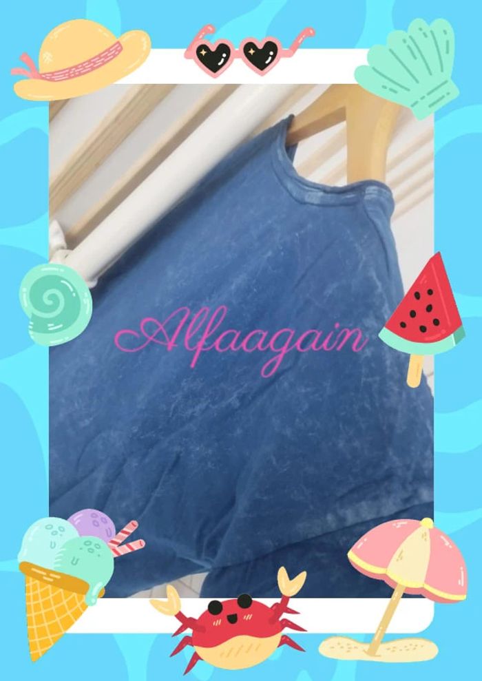 T-shirt bleu Pocahontas réservés Disney 8ans - photo numéro 2