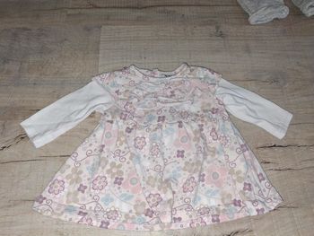 Tee shirt manche longue blouse fille 1 mois