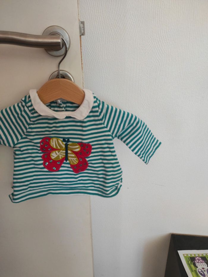 T-shirt manches longues 3 mois DPAM - photo numéro 3