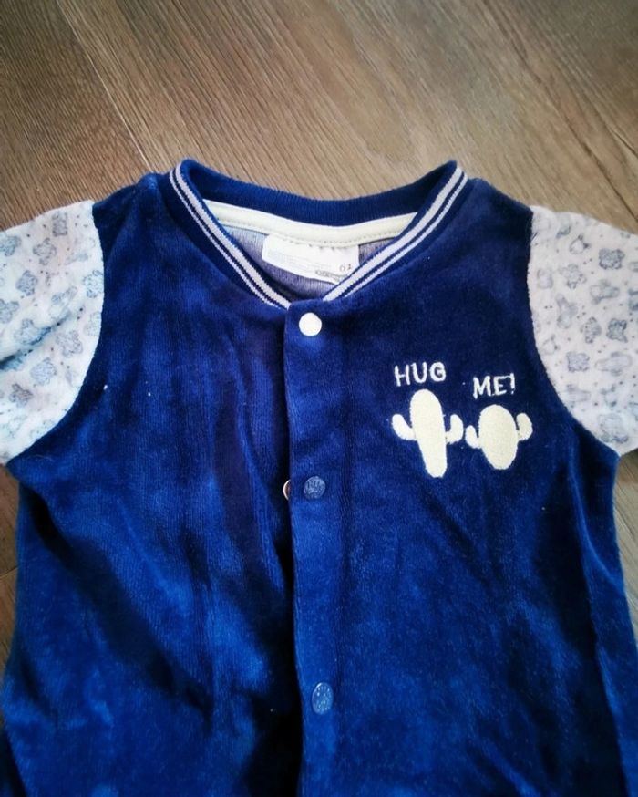 Gilet zippé bébé garçon 3 mois neuf - photo numéro 2