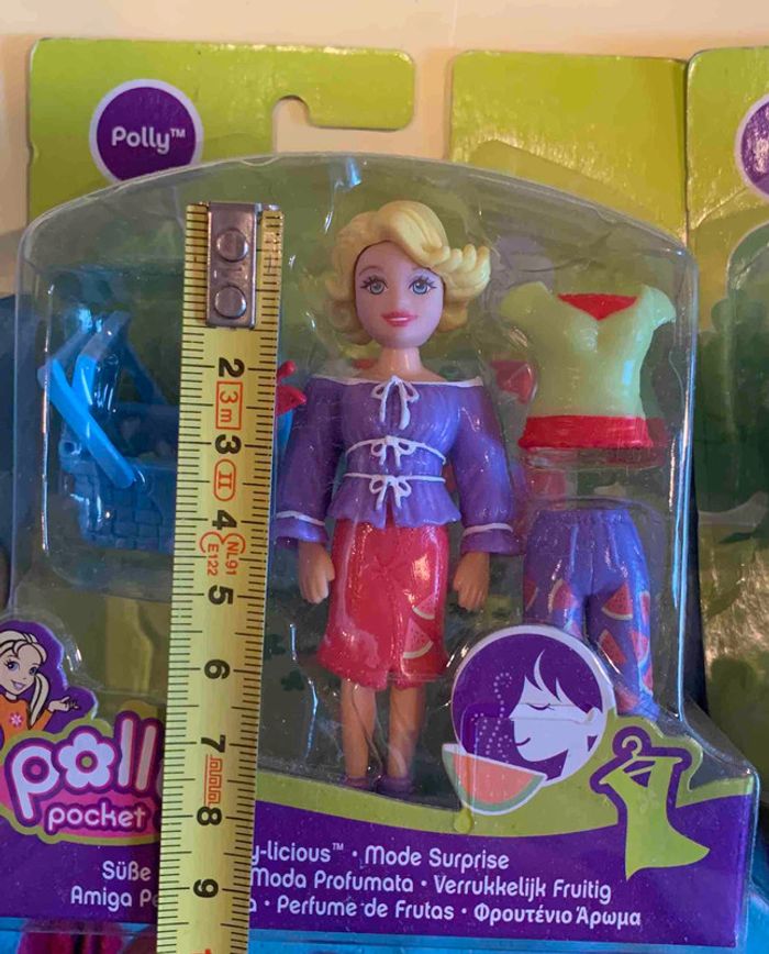 Polly pocket - Polly blouse mauve - Ancienne collection Mattel - photo numéro 2