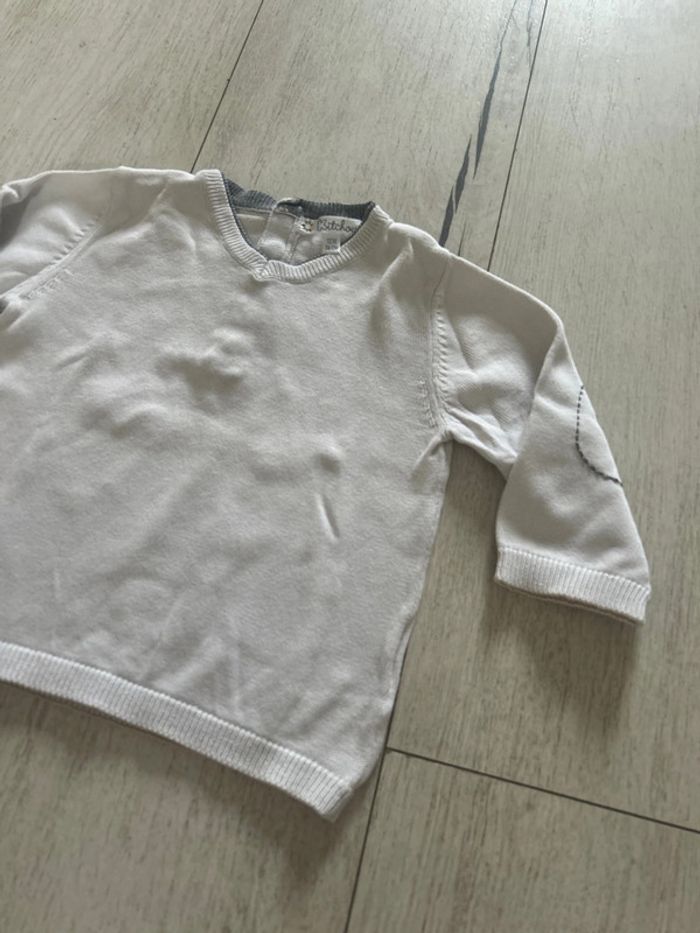 Pull blanc - photo numéro 2